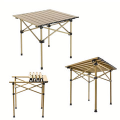 Masa Pliabila 53x51x50cm cu Cadru Metalic, si Blat Rezistent pentru Camping Engros