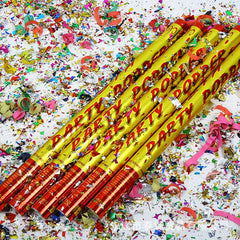 Tun Confetti 78cm, Tub cu Confetti Multicolor pentru Petreceri