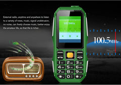 Telefon Mobil Robust W-2021, Dual SIM, 11.5x5cm, Baterie Mare, Lanternă LED, Difuzor Puternic, Radio FM, Multimedia și Taste 