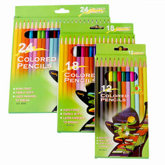 Creioane Colorate 17cm 18 culori, 6/set Diferite Culori Engros