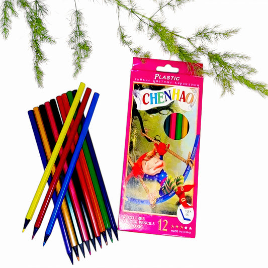 Creioane Colorate Flexibile 12/Set, 12 Culori, 17 cm Engros