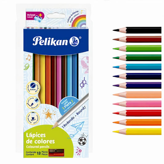 Creioane Colorate Pelikan 12/Set, 12 Culori, 17 cm Engros