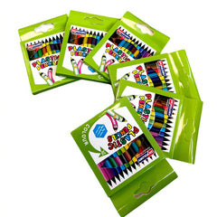 Creioane Colorate 24/Set, 12 Culori, 9 cm Engros