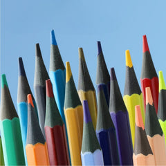Creioane Colorate 24/Set, 12 Culori, 9 cm Engros
