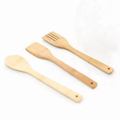 Ustensile pentru Bucatarie 3/set, din Bamus 28cm Engros