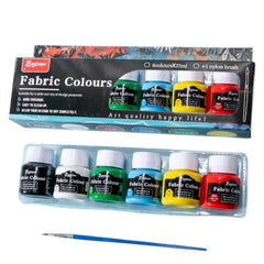 Acuarele la Borcan 25ml Fabrica 6/set Diferite Culori, cu Pensula 15cm Engros