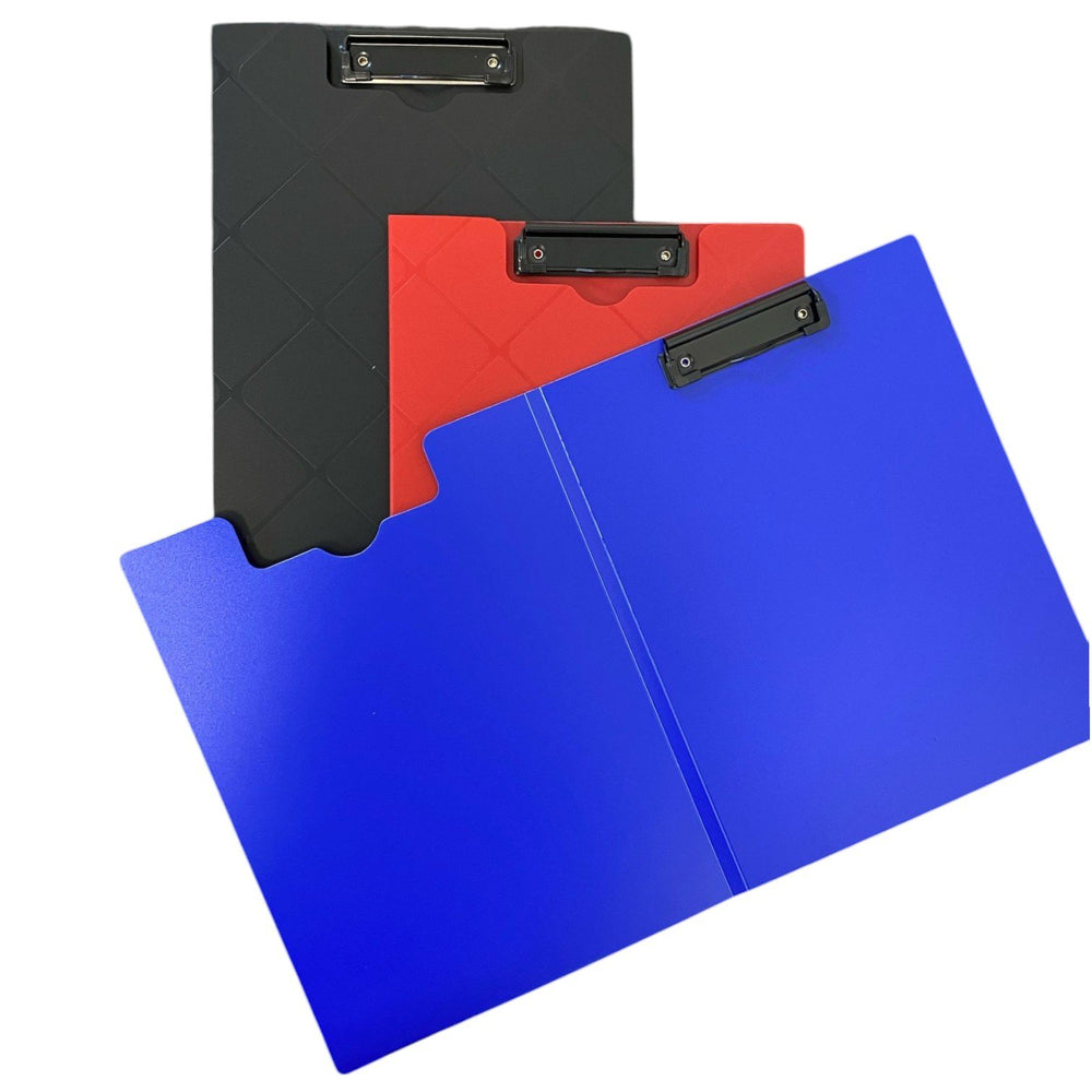 Clipboard A4 Dublu din Plastic 30x24cm, Diferite Culori Engros