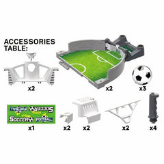 Joc Fotbal de Masa, 47x22x10cm, 3 Mingi, Interactiv pentru Familie Engros