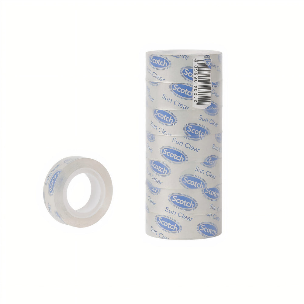 Bandă Scotch 8/set Transparentă 2cmx30m, pentru Ambalare și Birou Engros