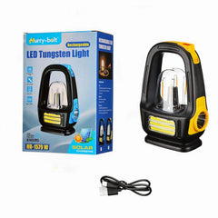 Lampa Solara 20x12 LED, Multifunctionala cu 3 Moduri de Lumina USB