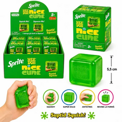 Jucărie Antistres NeeDoh Nice Cube Verde 5.5CM – Cub Squishy