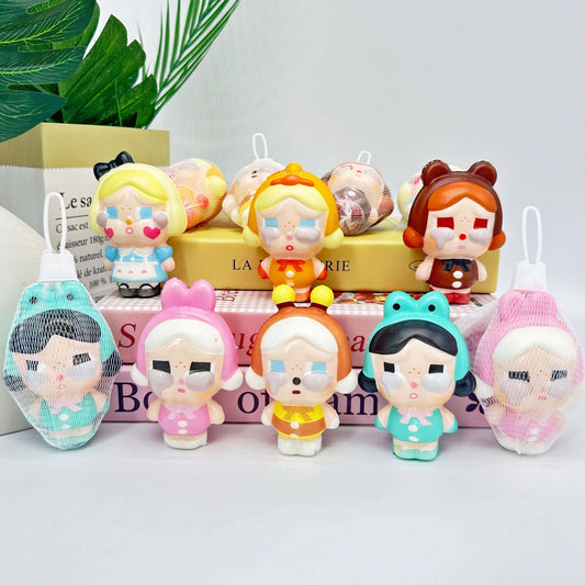Figurine Squishy Crybaby Crying Again, 13cm Antistres 12/set Diferite Modele Engros