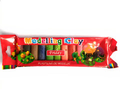 Plastelina 10 Culori, 200 g, Friday, Engros