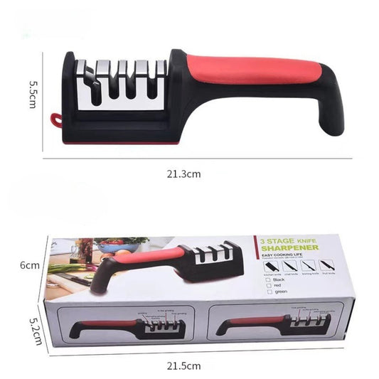 Ascutitor Cutite Manual cu 3 Niveluri 21x5cm