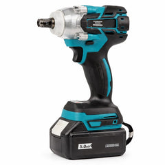 Cheie De Impact si Insurubat 380 Nm, cu 30 Accesorii Incluse si 2 Acumulatori 48V, Trusa Inclusa