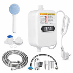 Boiler Electric Instant pentru Apă Caldă 3500W, cu Afișaj Digital 