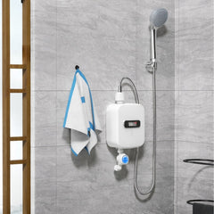 Boiler Electric Instant pentru Apă Caldă 3500W, cu Afișaj Digital 