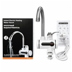 Robinet Electric Instant 34cm, cu Afișaj LCD, Încălzire Rapidă 3500W