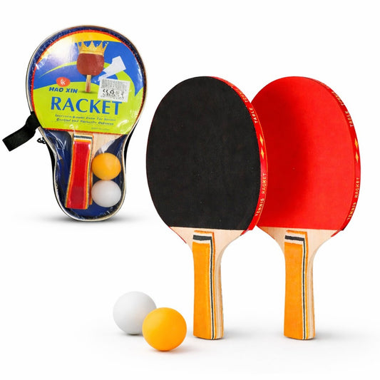 Palete de Tenis 24cm de Masa 2/set, Ping-Pong cu 2 Mingii Inculse