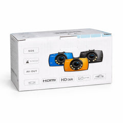 Cameră Auto Mini DVR 8.5x5cm, 5V, Înregistrare Video HD, Montaj pe Parbriz, Senzor Mișcare, Suport Card Memorie;