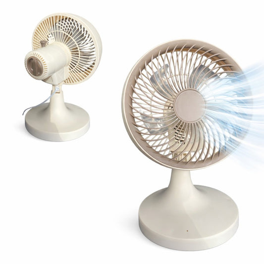 Ventilator Electric 25.5x25x26cm, 220W, Oscilant, Detașabil, din Plastic