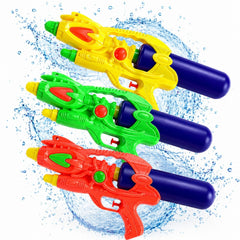 Pistol cu Apa 17x37cm din Plastic, cu 2 Jeturi, Mâner Superior si Rezervor Detasabil, Diferite Culori