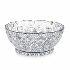 Bol din Sticla 23.5x10cm, Model Cristal Floral