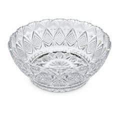 Bol din Sticla 23.5x10cm, Model Cristal Floral