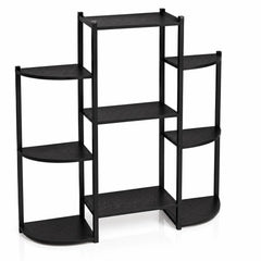 Etajeră Metalică 102×99×42.5cm, Raft pentru Flori cu 7 Polițe 
