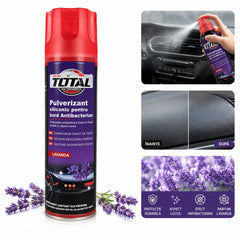 Spray Pulverizant Siliconic pentru Bord Auto 250ml, Antibacterian, Diferite Arome