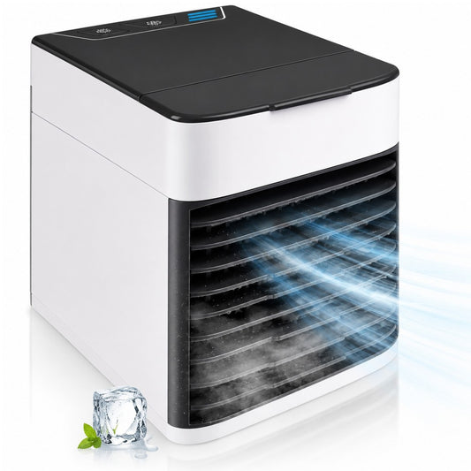 Mini Aer Conditionat Portabil 15x14cm Racire Apa, Incarcare USB