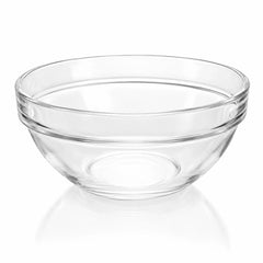 Bol din Sticlă 6/set, Transparent 17x7.5cm