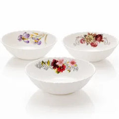 Castron Adânc 6/set, din Opal 17.5x5cm, Diferite Modele Florale