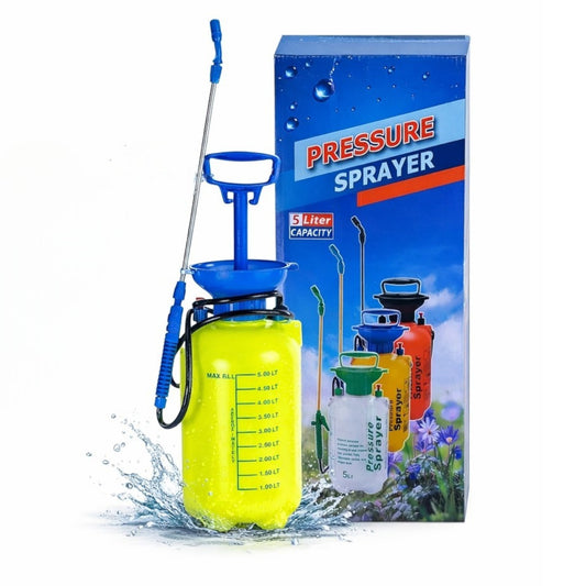 Pompa de Stropit 5L din Plastic, cu Curea pentru Umar si Duza Reglabila, Diferite Culori