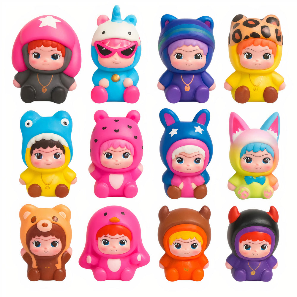 Figurine Squishy Wakuku 12/set Antistres, 10cm Diferite Modele Engros