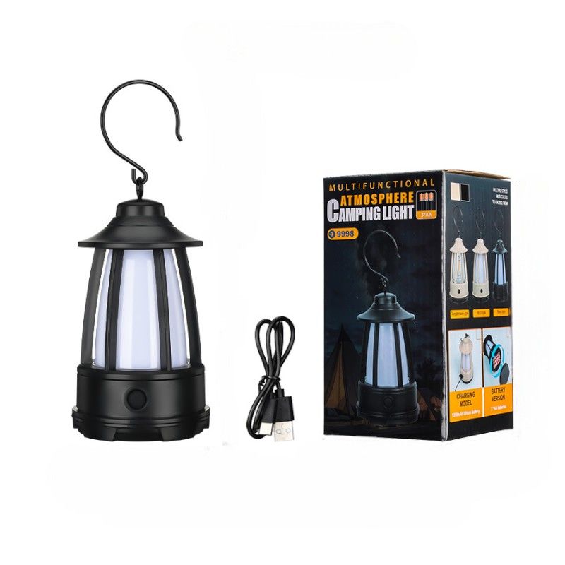 Lampa LED 15x8cm Felinar Portabil Multifunctional, Lumina Alb Cald Incarcare prin Acumulator Engros