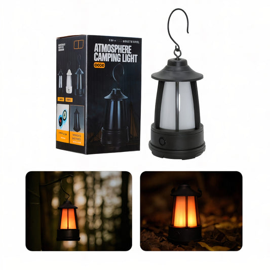 Lampa LED 15x8cm Felinar Portabil Multifunctional, Lumina Alb Cald Incarcare prin Acumulator Engros