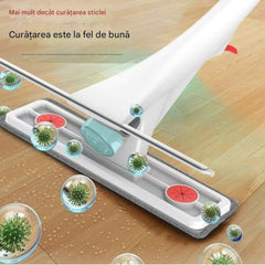 Ștergător pentru Geamuri 125×26cm cu Pulverizator, Racletă din Silicon și Lavetă din Microfibră Engros