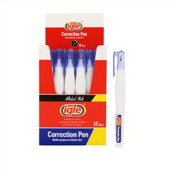 Corector Tip Pix 7ml cu Vârf Metalic, Uscare Rapidă, 12/set Engros