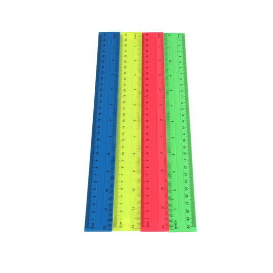 Rigle Colorate 72/Set, Colorate, din Plastic, 30 cm Engros
