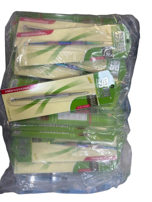 Pusher pentru cuticule  din otel inoxidabil, diverse culori