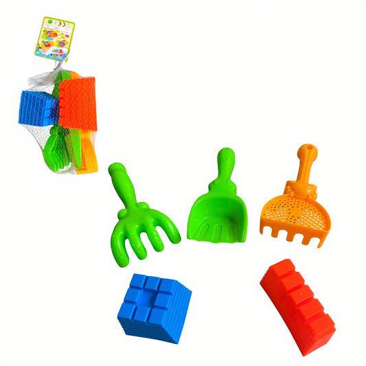 Jucarii pentru Plaja si Nisip 17cm, din Plastic 5/set Diferite Culori Engros