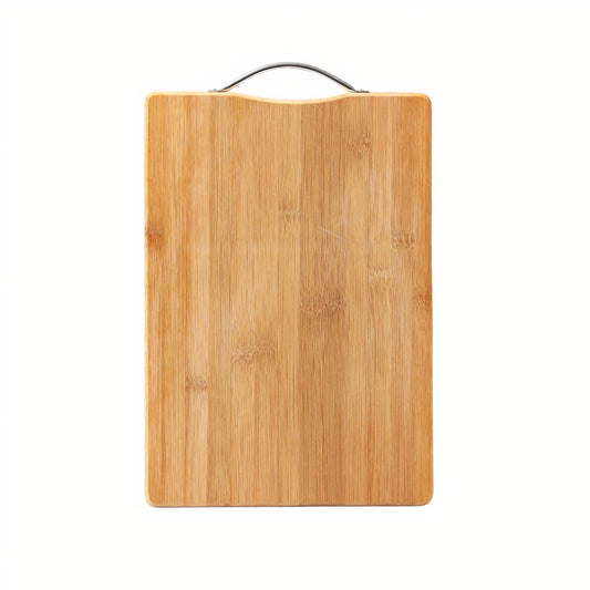 Tocător din Bambus 22x32cm cu Mâner Metalic, pentru Bucătărie Engros