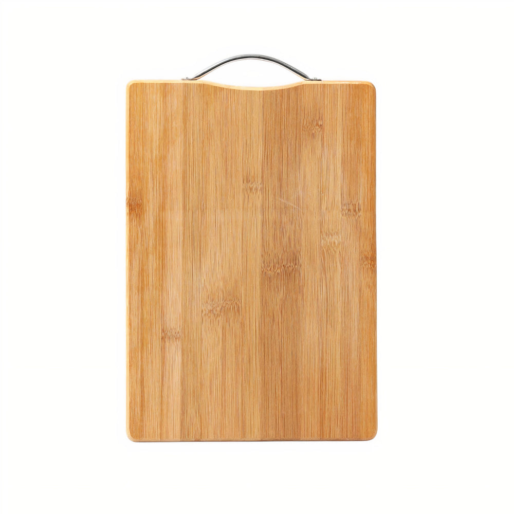 Tocător din Bambus 24x34cm, cu Mâner Metalic pentru Bucătărie Engros