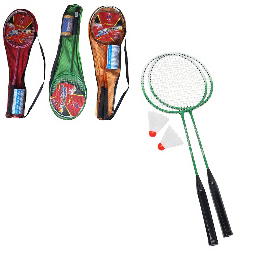 Palete Badminton 2/set cu 2 Fluturasi, 62cm din Plastic Engros