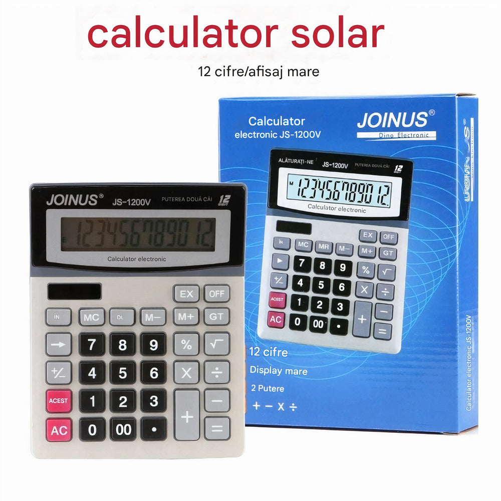 Calculator DM 1200v, cu Afisaj Digital 12 Digiti, 18x14cm Engros