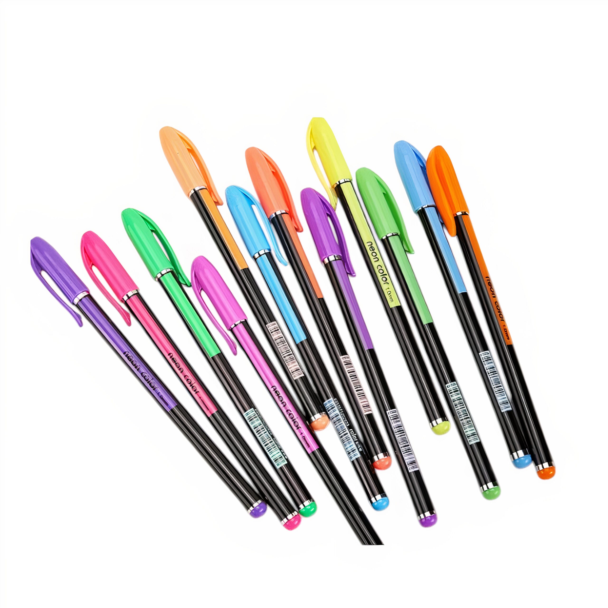 Pix cu Gel 8/Set, Fluorescent Colorat, 14 cm Engros