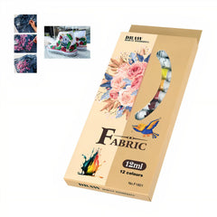 Tempera Acuarele la Tub Fabric 12ml, Diferite Culori 12/set Engros