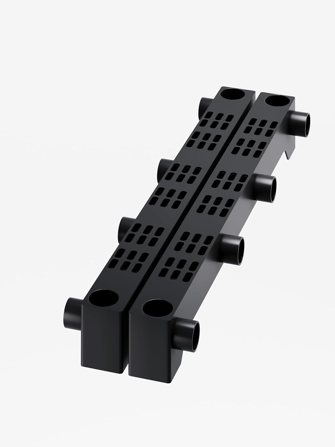 Dulap Organizator Modular 123x84x32cm, cu 8 Compartimente și Uși Rabatabile, Cadru Metalic