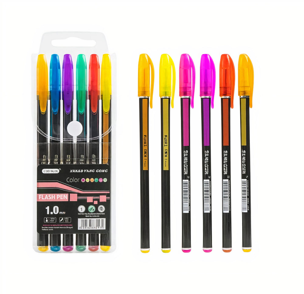 Pixuri Colorate 6/set Neon, 14cm Diferite Culori Engros